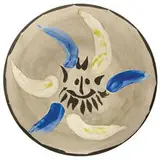Petite Visage #12 by Pablo Picasso, 1963, White earthenware clay, decoration in engobes and enamel, sold Oct 2012