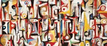Cliff Nelson, Taw, 1956, Oil on board
