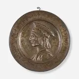 Samuel Yellin, Portrait medallion (Study for the Frick Residence)
