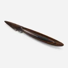 Norm Sartorius, Deco V spoon, c. 2006, ebony