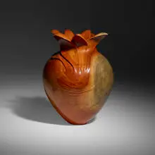 Ron Fleming, Untitled, c. 1990, pink ivory wood
