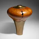 William Moore, Hera, 1992, turned wood, spun bronze
