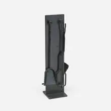 Fireplace tool set by Contemporary, cast iron, Polymeric Bristles, sold Nov 2025