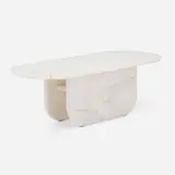Jude Heslin Di Leo, Amplifier coffee table, 2021, crystal quartzite