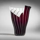 Toni Zuccheri, Spacco vase, 1988, glass