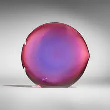 Flavio Poli, Moon Fish, model 9824, 1954, sommerso glass
