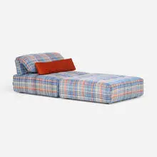 Roche Bobois, Voyage Immobile modular seating, c. 1995, upholstery and foam over wood
