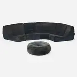 Michel Ducaroy, Gilda sectional sofa and ottoman, 1972, upholstery over foam