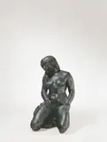 Waldemar Grzimek, Knieende, 1976, Bronze mit schwarzbrauner Patina