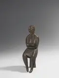 Gustav Seitz, Die glückliche Amme, 1955, Bronze mit brauner Patina