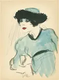 Jeanne Mammen, Frau mit Hut