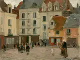 Ernst Oppler, Platz in Dieppe