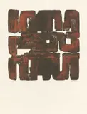 Pierre Soulages, Eau-Fortes XI, 1957, Farbradierung auf Rives-Velin