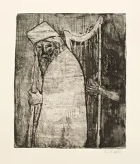 Saul und David by Emil Nolde, 1911, Radierung und Tonätzung auf Zanders-Velin, sold Jun 2015