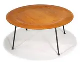 Charles and Ray Eames, Coffee table, 1946, Laminated ash, enameled steel