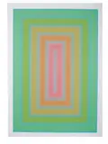 Richard Anuszkiewicz, Rosified, 1971, Screenprint