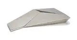 Beverly Pepper, Geometric Shapes Formed to Create a Rhomboid, 1970, Stainless steel