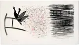 James Rosenquist, Star Ladder, 1978, 1-color etching with pochoir on Pescia Italia