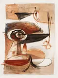John Grillo, Untitled, 1948, Mixed media on paper