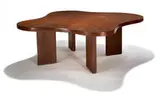 Edward H. Fickett, Biomorphic table, c. 1950, Custom-molded plywood