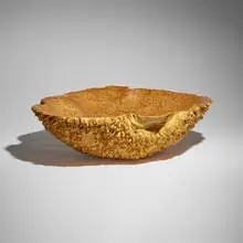 Bob Womack, Large bowl, c. 1995, big leaf maple burl