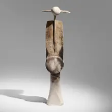 Untitled by Ruth Duckworth, c. 1990, stoneware, sold Nov 2023