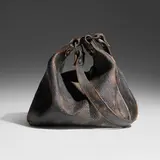 Marilyn Levine, KCP Bag, 1984, hand-built and glazed stoneware, metal