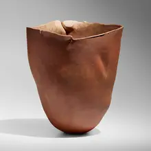 #1075 by Richard DeVore, 2003, glazed stoneware, sold Nov 2023