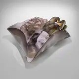 Gray Macchia group by Dale Chihuly, 1982, hand-blown glass, sold Nov 2023