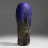 Makaha Blue by Toshiko Takaezu, 1993, glazed porcelain, sold Nov 2023