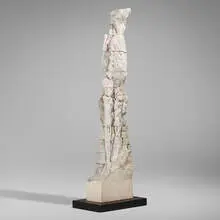 Stephen De Staebler, Standing Figure with Tilting Head, 1985, pigmented clay