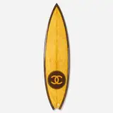 Chanel x Philippe Barland, Surfboard, c. 2014, lacquered fiberglass
