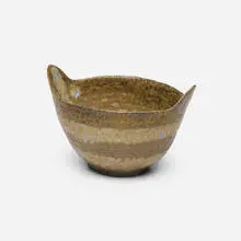 Vessel by Guido Gambone, c. 1955, glazed stoneware, sold Nov 2025