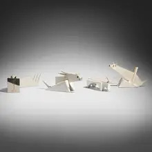 Bruno Gambone, Collection of four animal sculptures, c. 1965, glazed stoneware