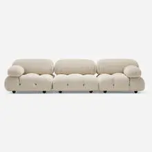 Mario Bellini, Camaleonda modular seating, 1971, Tibor wool upholstery, plastic, aluminum