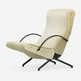 Osvaldo Borsani, P40 lounge chair, 1955, upholstery, rubber, enameled steel