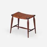 Josef Frank, Stool, model 967, c. 1940, mahogany, cane