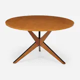 Hans Bellmann, Popsicle dining table, 1947, ash veneer, laminate