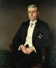 Meredith Frampton, Portrait of Sir Frederick Morris Fry KCVO, oil on canvas