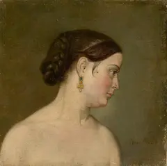 Adolf Senff, Römerin, 1826, Öl auf Leinwand