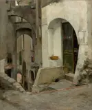 Martin von Feuerstein, Porto Maurizio, 1883, Öl auf Leinwand
