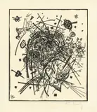 Kleine Welten VIII by Wassily Kandinsky, 1922, Holzschnitt auf Velin, sold Dec 2016