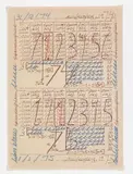 Hanne Darboven, Stundenplan. 31.12.74-1.1.75