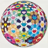 Flowerball (3D) from the Realm of the Dead by Takashi Murakami, 2010, Offset lithograph, sold Oct 2012