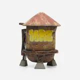 Roberto Lugo, Water Tower Coffee Pour Over, 2022, glazed ceramic