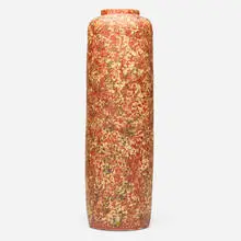 Zsolnay, Tófej floor vase, c. 1965, glazed earthenware