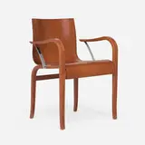 Enrico Franzolini, Ginotta chair, 1989, beech, stainless steel