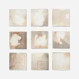 La Borne, Collection of nine wall plaques, c. 1975, glazed stoneware