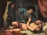 Felice Ficherelli, The Rape of Lucretia, oil on canvas