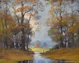 Robert William Wood, After the Shower, Palos Park